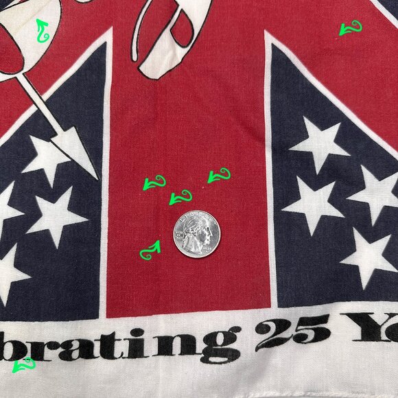 The Who 1989 Tour Bandanna Head Scarf 25 Years 1964-1989 The Kids Are Alright - Picture 4 of 15